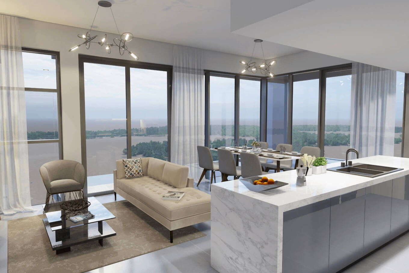 Apartment with 3 bedrooms in Jumeirah Village Circle (JVC), Dubai
